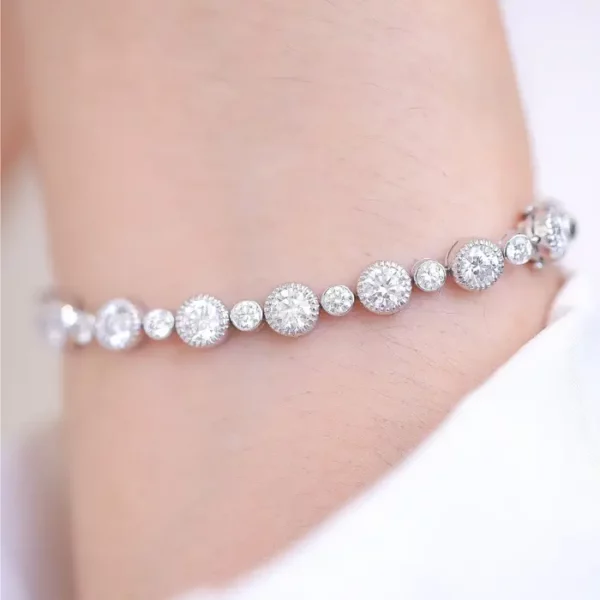 สร้อยข้อมือเพชรแถว Diamond Line